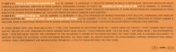 Donna Summer : I Feel Love (12")