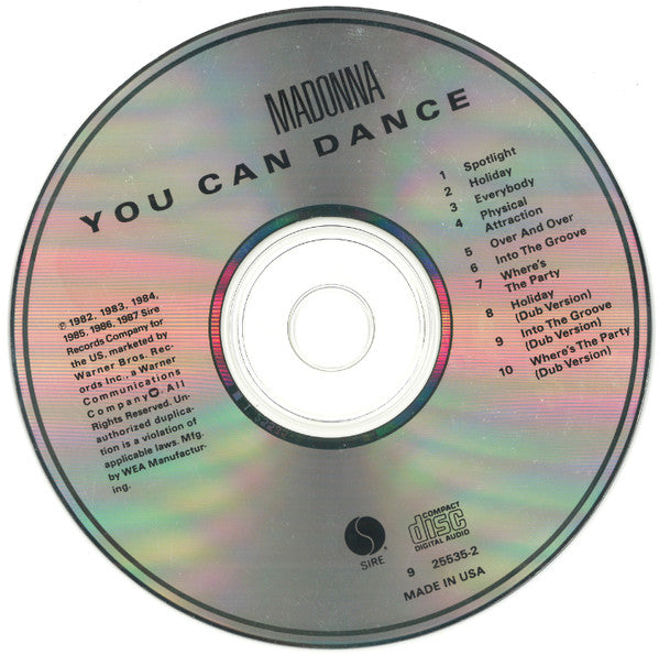Madonna : You Can Dance (CD, Comp, P/Mixed)