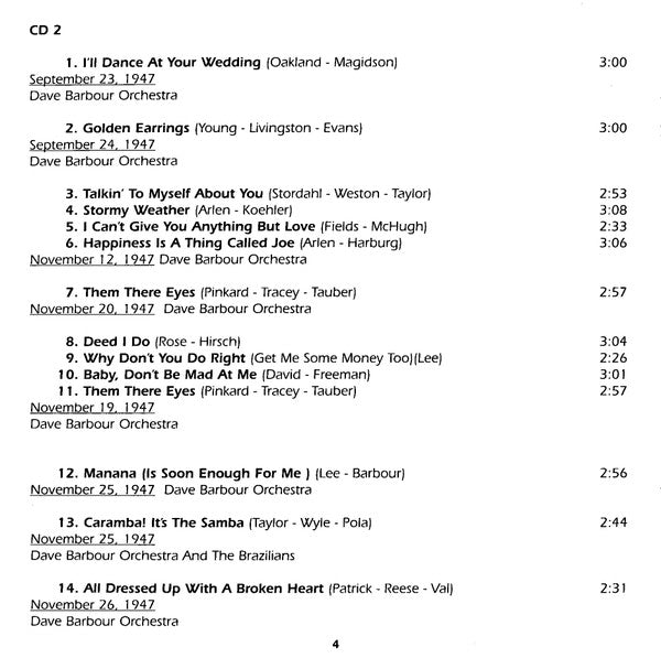 Peggy Lee : While We're Young (4xCD, Comp, RM)