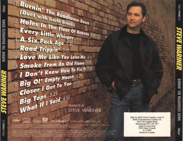 Steve Wariner : Burnin' The Roadhouse Down (HDCD, Album, Club)