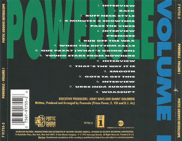 Powerule : Volume 1 (CD, Album)