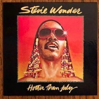 Magnet: Stevie Wonder – Hotter Than July [Miniature LP Cover Magnet]