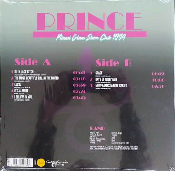 Prince – Miami Glam Slam Club 1994 (Live Radio Broadcast)[Vinyl, Unofficial, 2xLP, 180 gram]