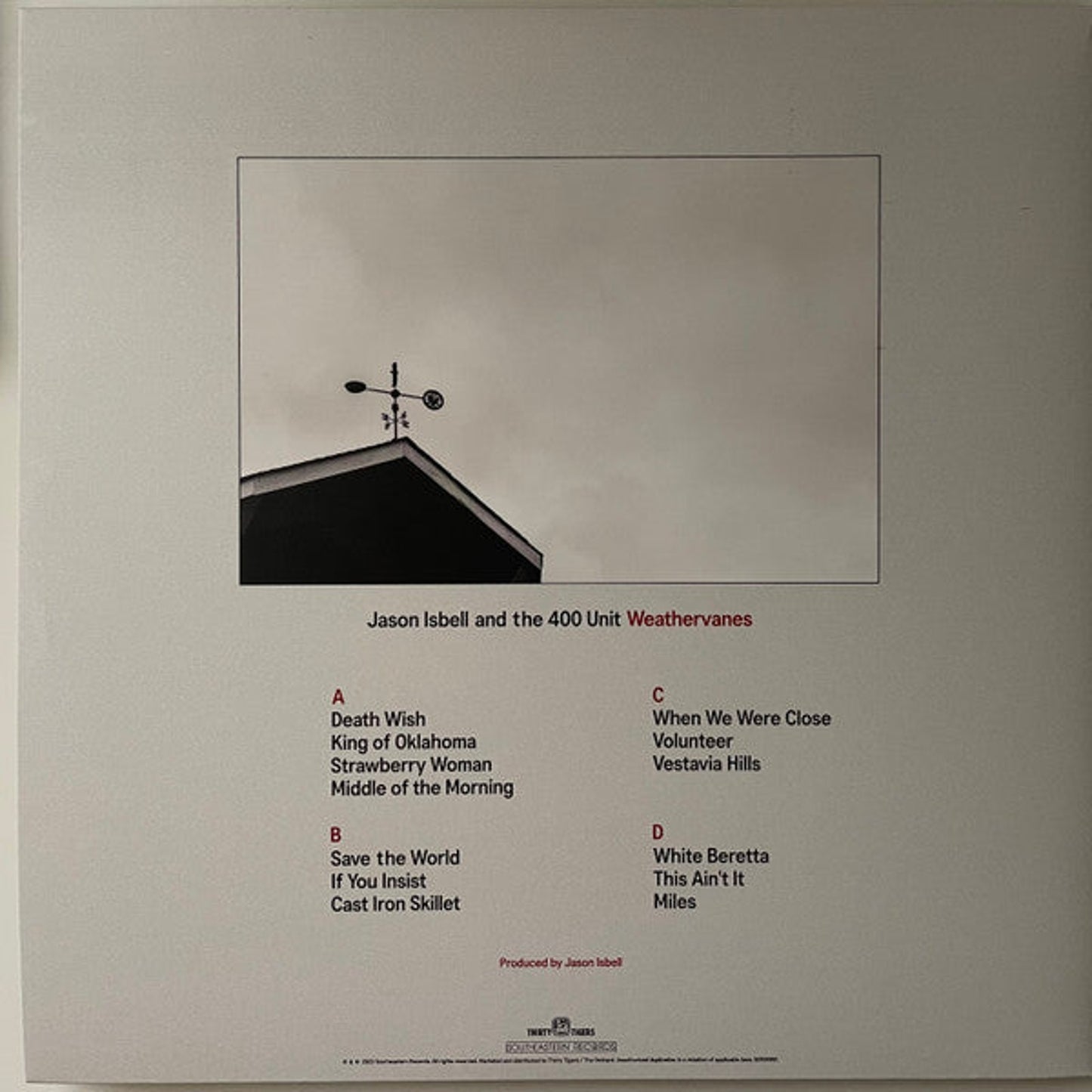 Jason Isbell And The 400 Unit - Weathervanes (2xLP, Album, Ltd, Bla)`