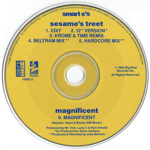 Smart E's : Sesame's Treet (CD, Maxi)