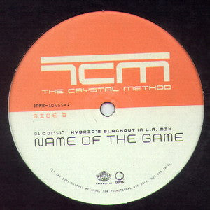 The Crystal Method : Name Of The Game (12", Promo)