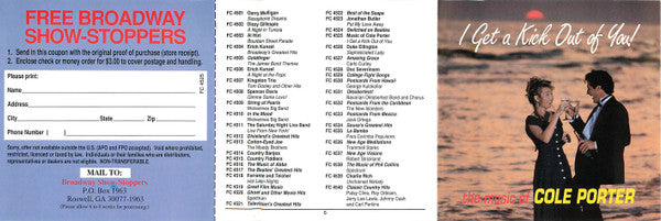 Dan Estrem* And John Holmquist : The Music Of Cole Porter (I Get A Kick Out Of You!) (CD, Album)