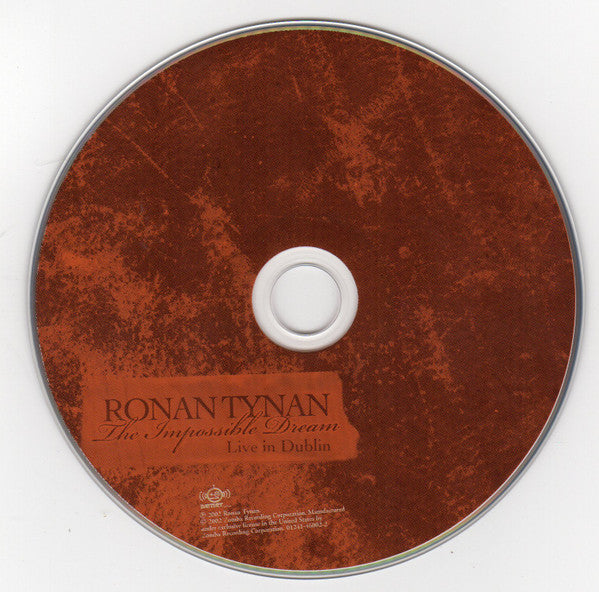 Ronan Tynan : The Impossible Dream  (CD, Album, RE)