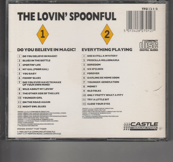 The Lovin' Spoonful : The Lovin' Spoonful (Do You Believe In Magic? / Everything Playing) (2xCD, Comp, RE)