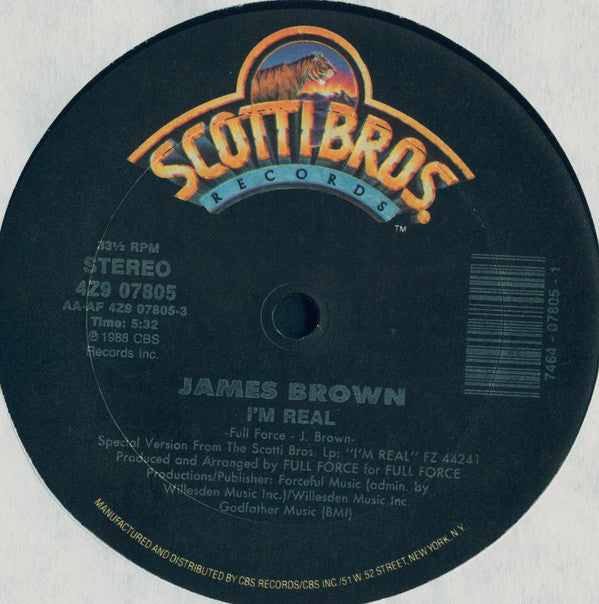 James Brown : I'm Real (12")