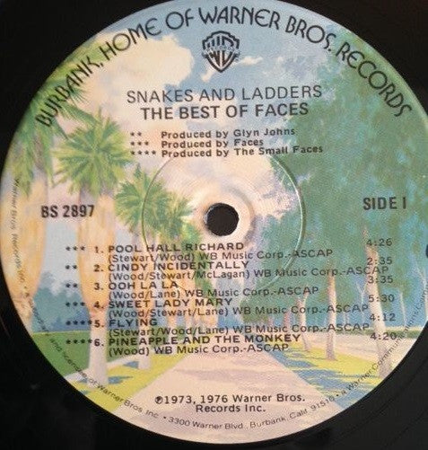 Faces (3) : Snakes And Ladders / The Best Of Faces (LP, Comp)