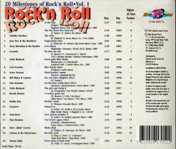 Various : Rock'N Roll - Vol. 1 (CD, Comp)