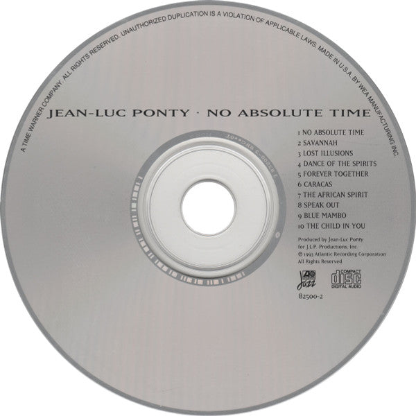 Jean-Luc Ponty : No Absolute Time (CD, Album)