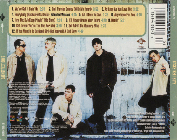 Backstreet Boys : Backstreet Boys (CD, Album, Enh)