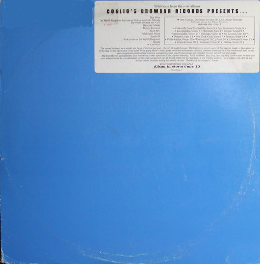Various : Coolio's Crowbar Records Presents... (LP, Comp, Promo)