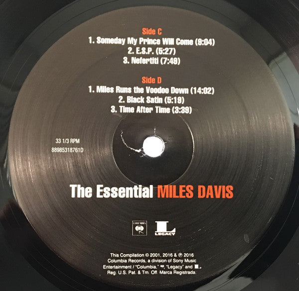 Miles Davis : The Essential Miles Davis (2xLP, Comp)