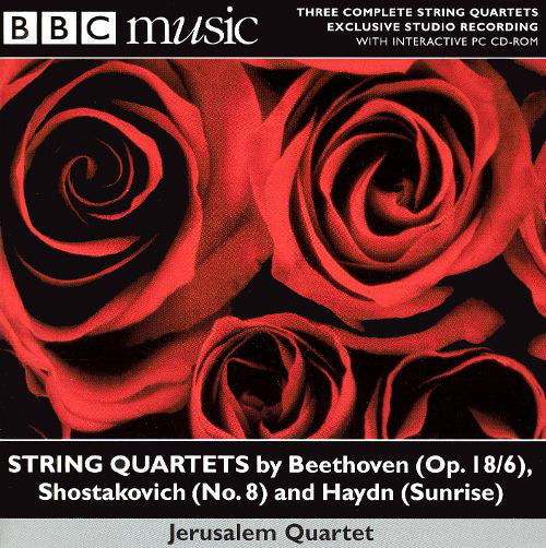 Jerusalem Quartet* : String Quartets By Beethoven (Op. 18/6), Shostakovich (No. 8) And Haydn (Sunrise) (CD, Enh)