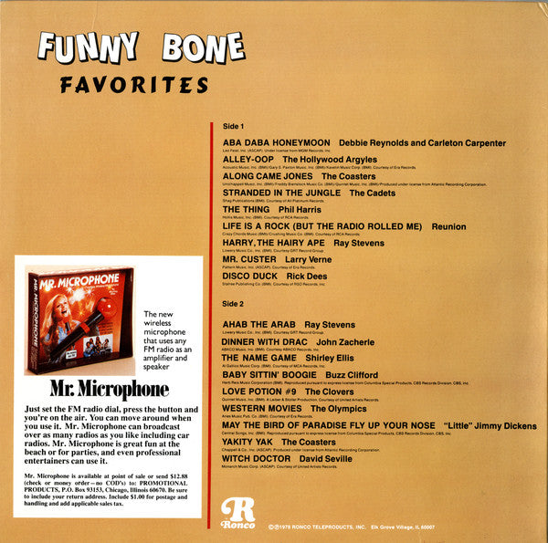 Various : Funny Bone Favorites (LP, Comp)