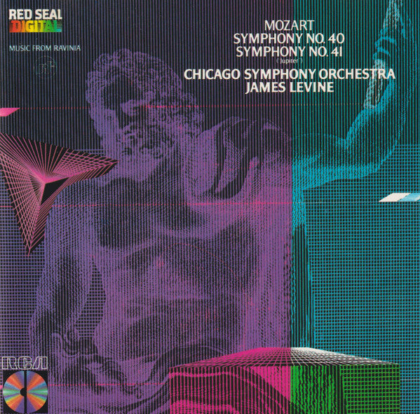 Mozart* - Chicago Symphony Orchestra, James Levine (2) : Symphonies No. 40 / Symphony No. 41 ( Jupiter ) (CD, Album)