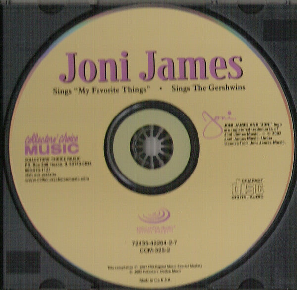 Joni James : Joni James Sings "My Favorite Things" / Joni James Sings The Gershwins (CD, Comp)