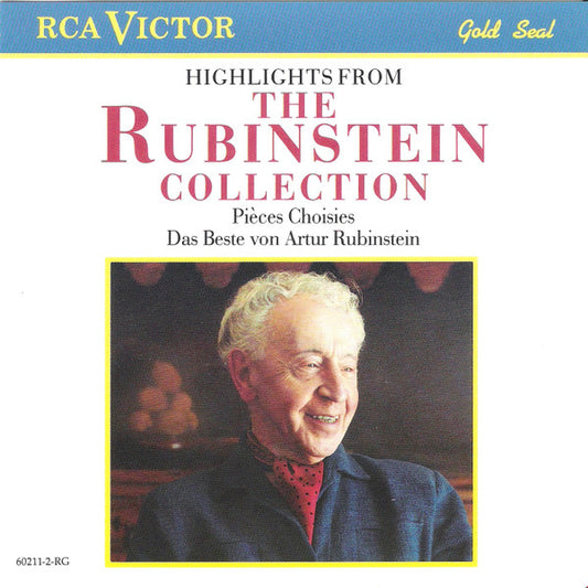 Rubinstein* : Highlights From The Rubinstein Collection (CD, Comp)