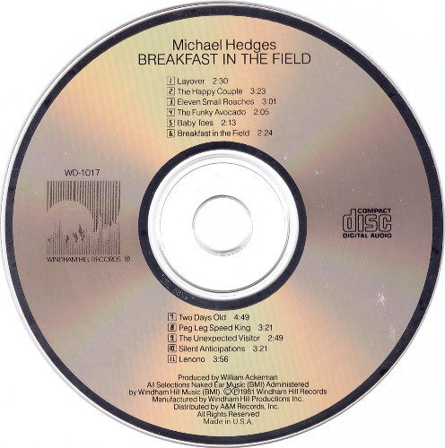 Michael Hedges : Breakfast In The Field (CD, Album, RE)