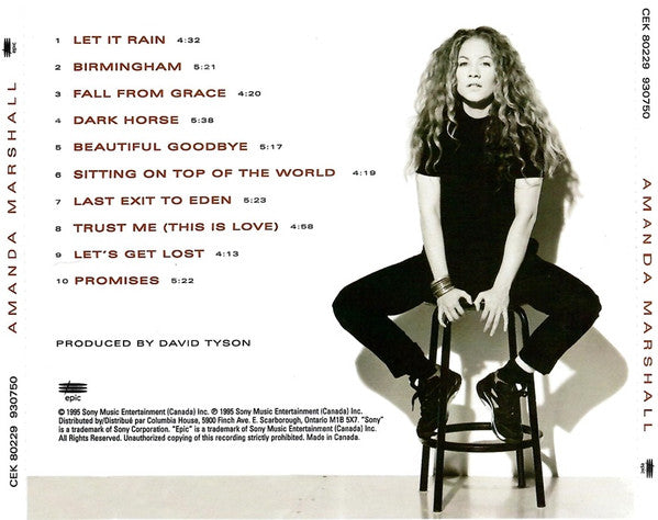 Amanda Marshall : Amanda Marshall (CD, Album, Club)