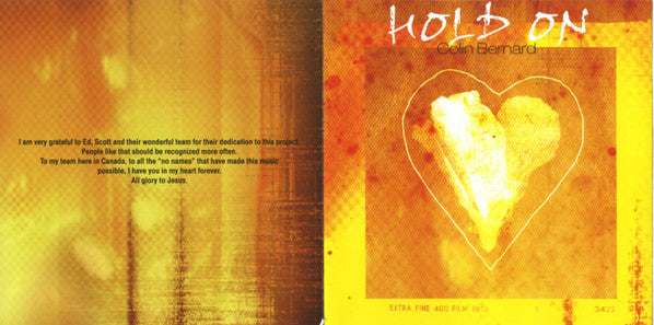 Colin Bernard : Hold On (CD, MiniAlbum)