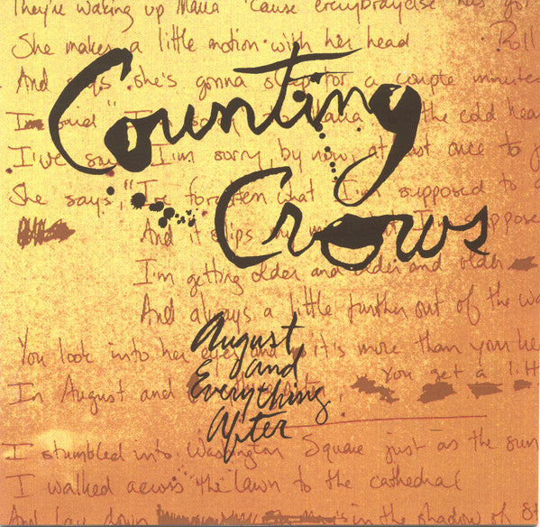 Counting Crows : August And Everything After (CD, Album, Club, Col)