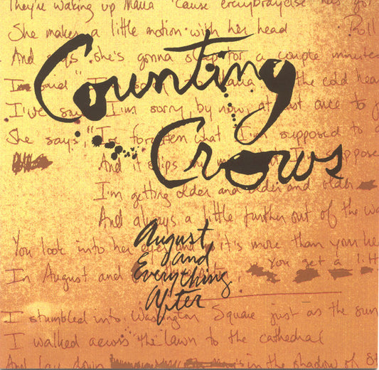 Counting Crows : August And Everything After (CD, Album, Club, Col)
