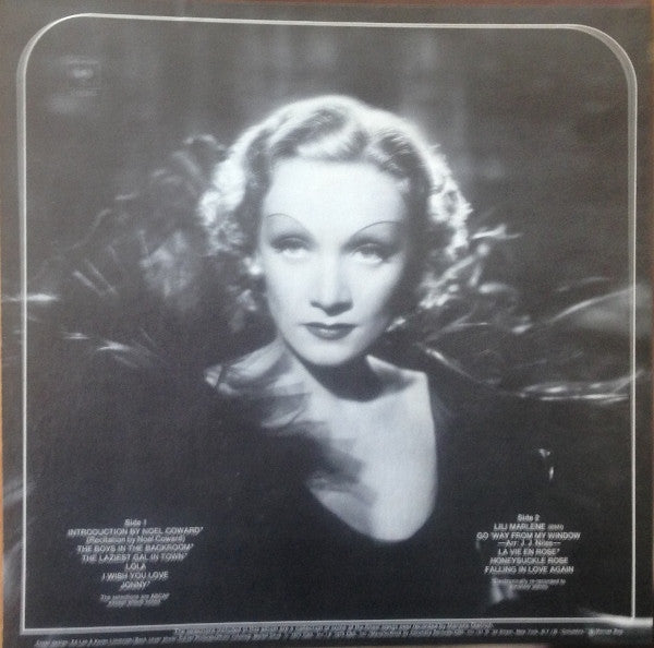 Marlene Dietrich : The Best Of Marlene Dietrich (LP, Album, Comp)