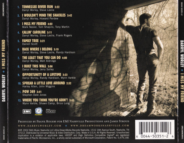 Darryl Worley : I Miss My Friend (HDCD, Album)
