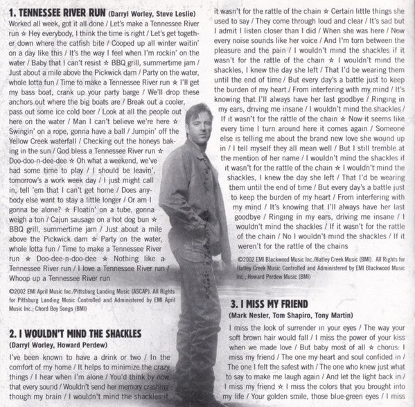 Darryl Worley : I Miss My Friend (HDCD, Album)