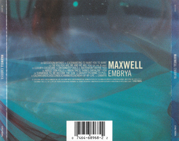 Maxwell : Embrya (CD, Album)