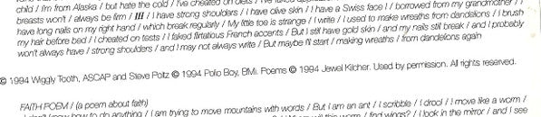 Jewel : Pieces Of You (CD, Album, Club)