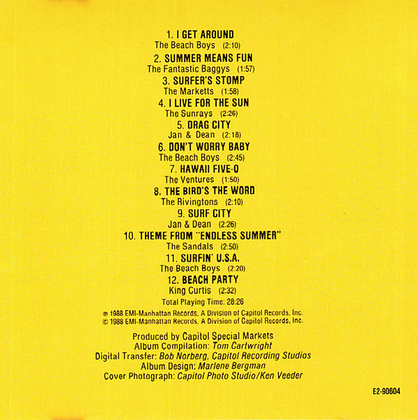 Various : Beach Party Blasts (CD, Comp)