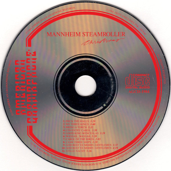 Mannheim Steamroller : Christmas (CD, Album)