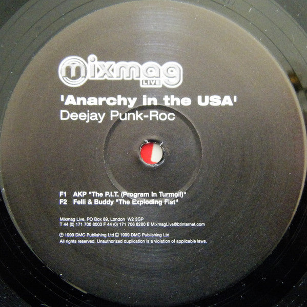 Deejay Punk-Roc : Anarchy In The USA (3xLP, Comp)