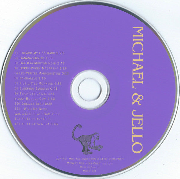 Michael & Jello : I Wish My Nose Was A Chocolate Bar (CD, Album)