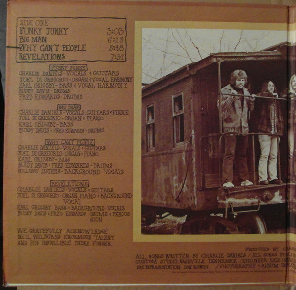 Charlie Daniels : Honey In The Rock (LP, Album, Mon)