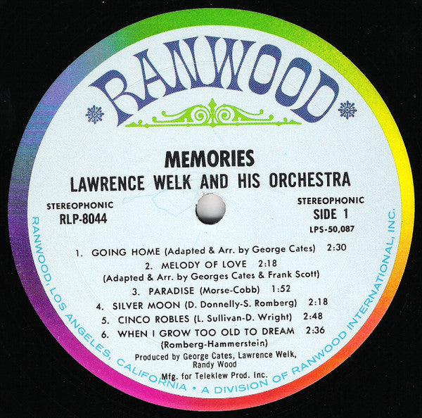 Lawrence Welk : Memories (LP, Album)