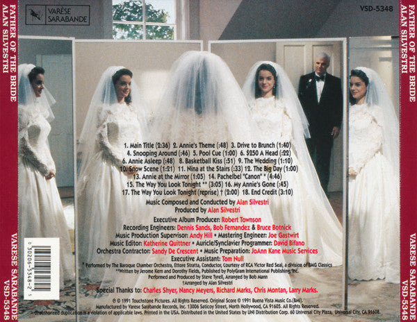 Alan Silvestri : Father Of The Bride - Music From The Motion Picture (CD, Album)