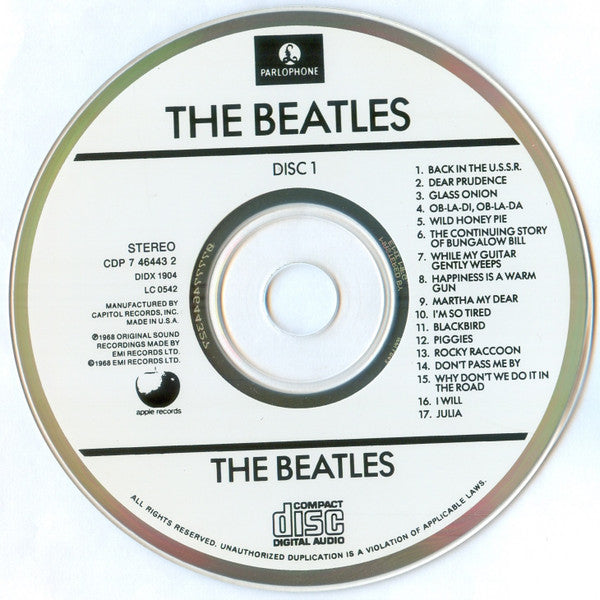 The Beatles : The Beatles (2xCD, Album, RE)