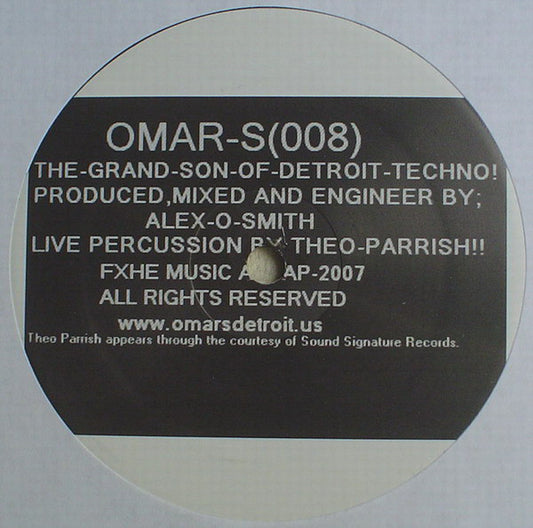 Omar-S : 008 (12", S/Sided)