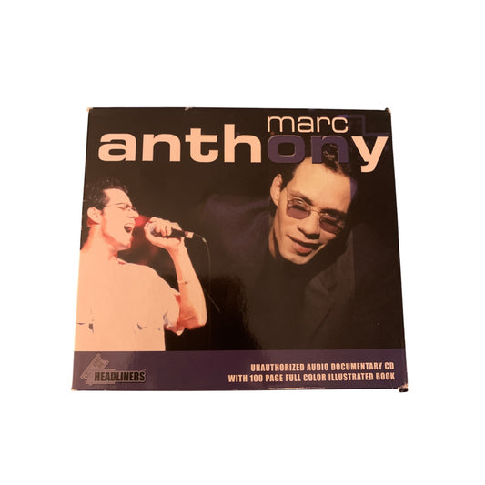Marc Anthony - Unauthorized Audio Documentary CD With 100 Page Full Illustrated Book (Audiobook)
