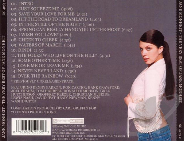 Jane Monheit : The Very Best Of Jane Monheit (CD, Comp)