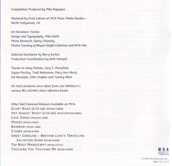 Neil Diamond : The Neil Diamond Collection (CD, Comp, Club, RM)