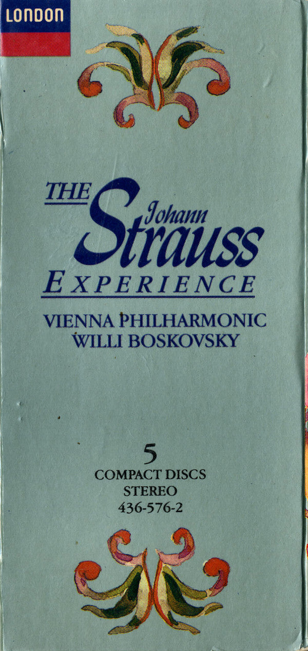 Vienna Philharmonic*, Willi Boskovsky : The Johann Strauss Experience (5xCD, Comp, RM + Box, Comp)