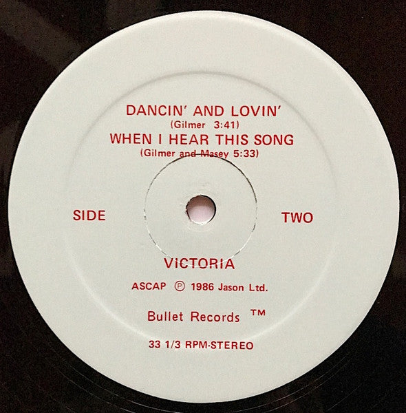Victoria's Bullets : Victoria's Bullets (12")