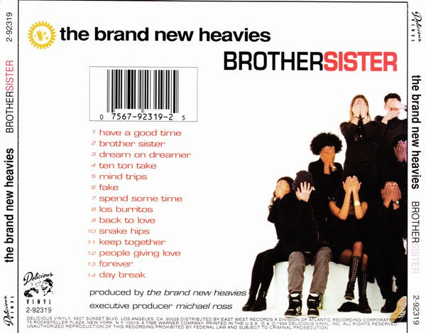 The Brand New Heavies : Brother Sister (CD, Album)